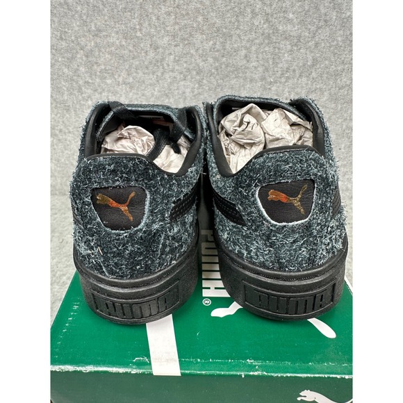 Puma Suede Platform Elemental Casual Sneakers Black Gold Women's Size 6 - Picture 4 of 8